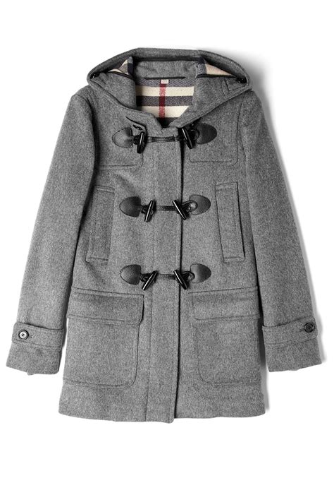 burberry brit dufflecoat grau|Burberry duffle coat baby.